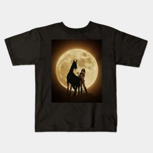 Moon Woman Kids T-Shirt